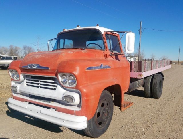 1958 Chevrolet C50 CHEVY PATINA PROJECT CAR HAULER COE CABOVER 1959