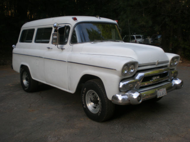 1958 GMC Other CARRYALL RARE 3DR CHEVY V8 HOT ROD 4 SPEED POSI CA