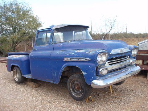 1959 CHEVY 3100 STEPSIDE SHORTBED PICKUP TRUCK NR LOCATED IN AZ CHEVROLET for sale: photos ...