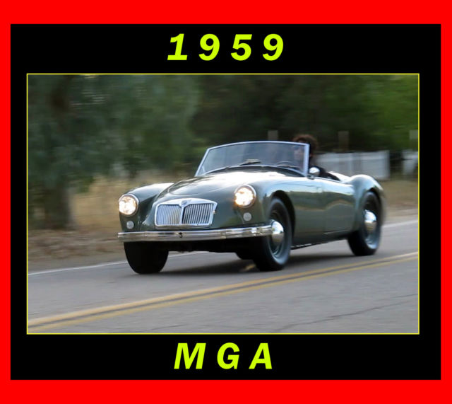 1959 MG MGA MG A 1500 *NO RESERVE*