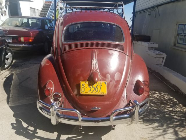 1959 Volkswagen Beetle White
