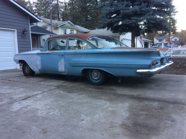1960 Chevrolet Impala Biscayne 2 Door Project Barn Find Chevrolet Two