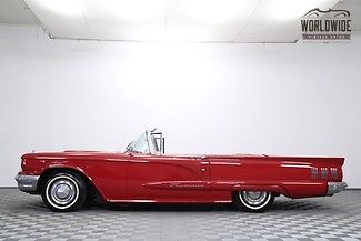 1960 Ford Thunderbird Convertible! Red. #s Matching