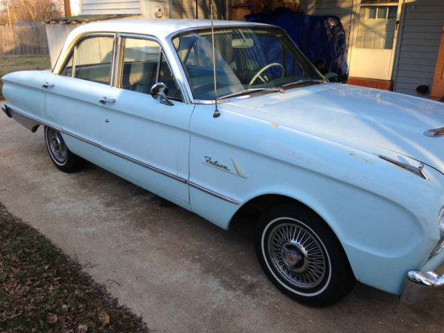 1962 Ford Falcon White and blue