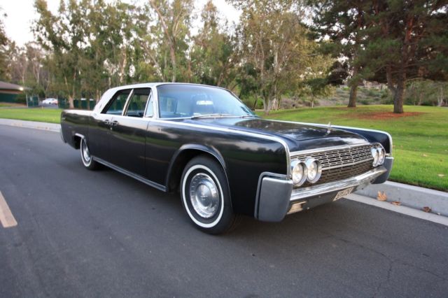 1962 Lincoln Continental black and chrome