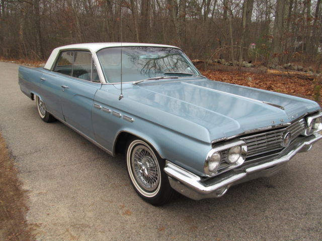 1963 Buick Electra blue cloth