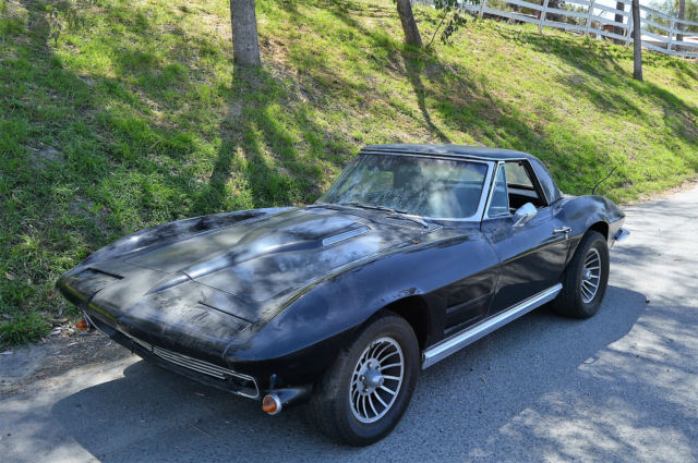 1963 Chevrolet Corvette black