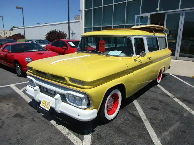 1963 Gmc Suburban Suburban 96919 Miles Yellow Truck 8 Cylinder