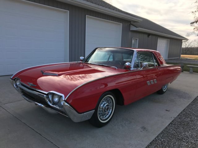 1963 Ford Thunderbird red