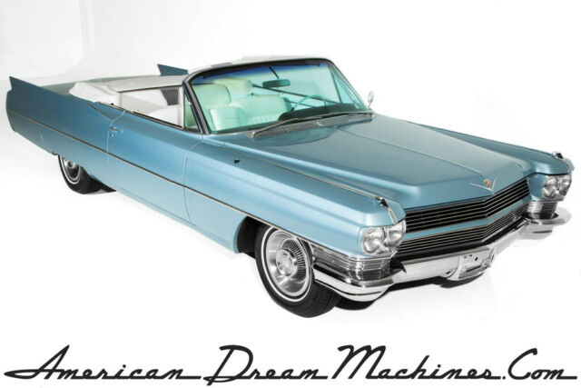 1964 Cadillac Series 62 Convertible, Firemist Blue/White, 429/340hp, Autom