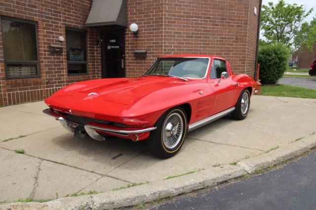 1964 Chevrolet Corvette Coupe - #'s Matching - A/C - Rare Red W/ Saddle