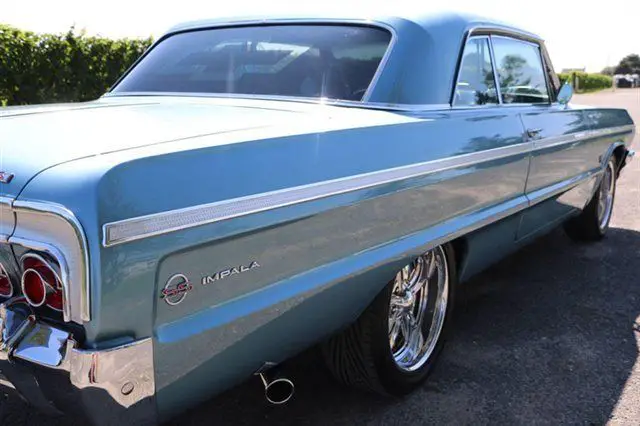 1964 Chevy Impala Ss Ls3 Resto Mod Baby Blue For Sale Photos