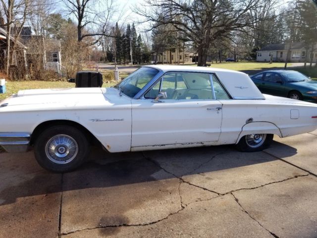 1964 Ford Thunderbird White Pearl with Black appointments