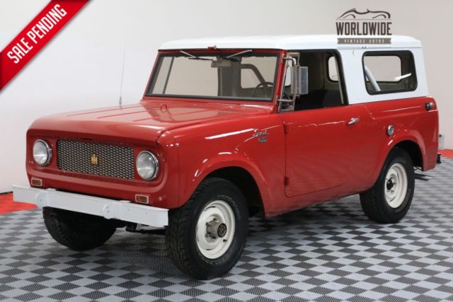 1964 International Harvester Scout 4X4 CONVERTIBLE TOP NEW PAINT MUST SEE
