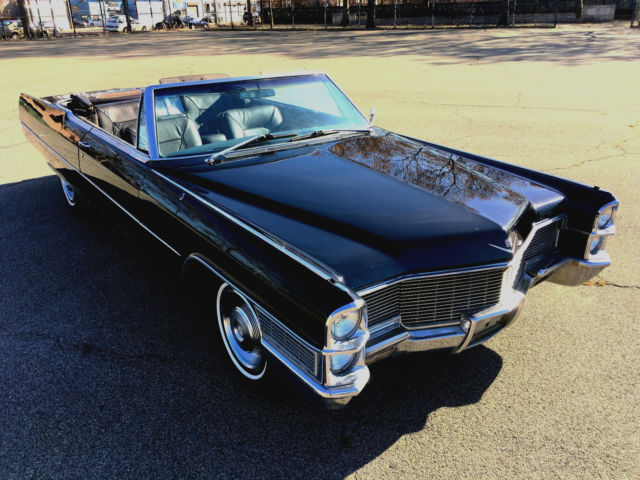 1965 Cadillac DeVille Convertible * NO RESERVE * Triple Black * ProtectO