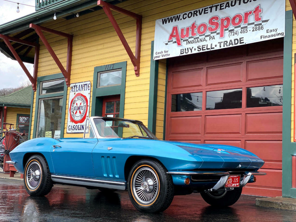 1965 Chevrolet Corvette Extremely Rare! #'s Match 350hp Nassau Blue/Red Co