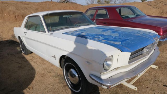 1965 Ford Mustang C CODE 289 V8 RUST FREE CA CAR, PONY INTERIOR, P/S