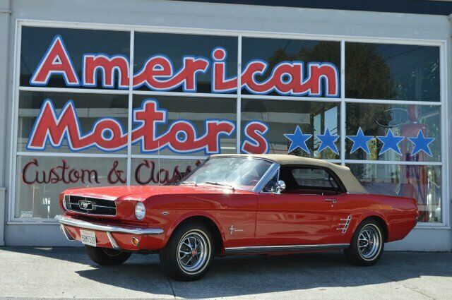 1965 Ford Mustang Red on Red Rally Pack Gorgeous Power Top