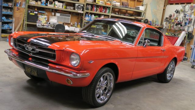 1965 Ford Mustang Fastback 2+2 (C) code V8 289 Rare! Poppy Red!!!