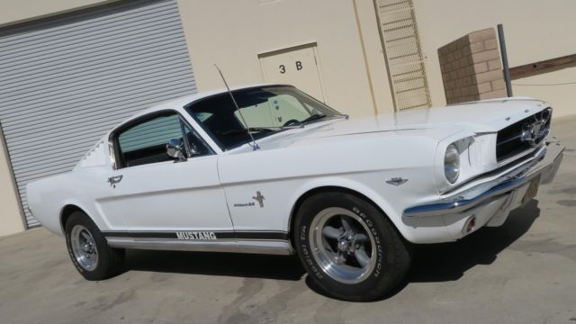 1965 Ford Mustang FASTBACK 289 C CODE! CA CAR! P/S! CLEAN! PONY SEAT