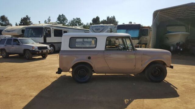 1965 International Harvester Scout turbo with warn two speed overdrive