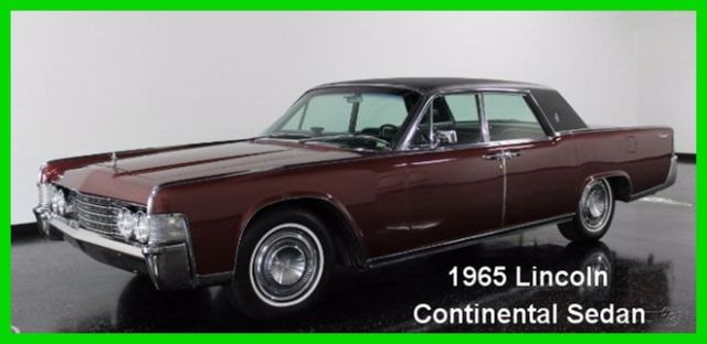 1965 Lincoln Continental Sedan, Leather