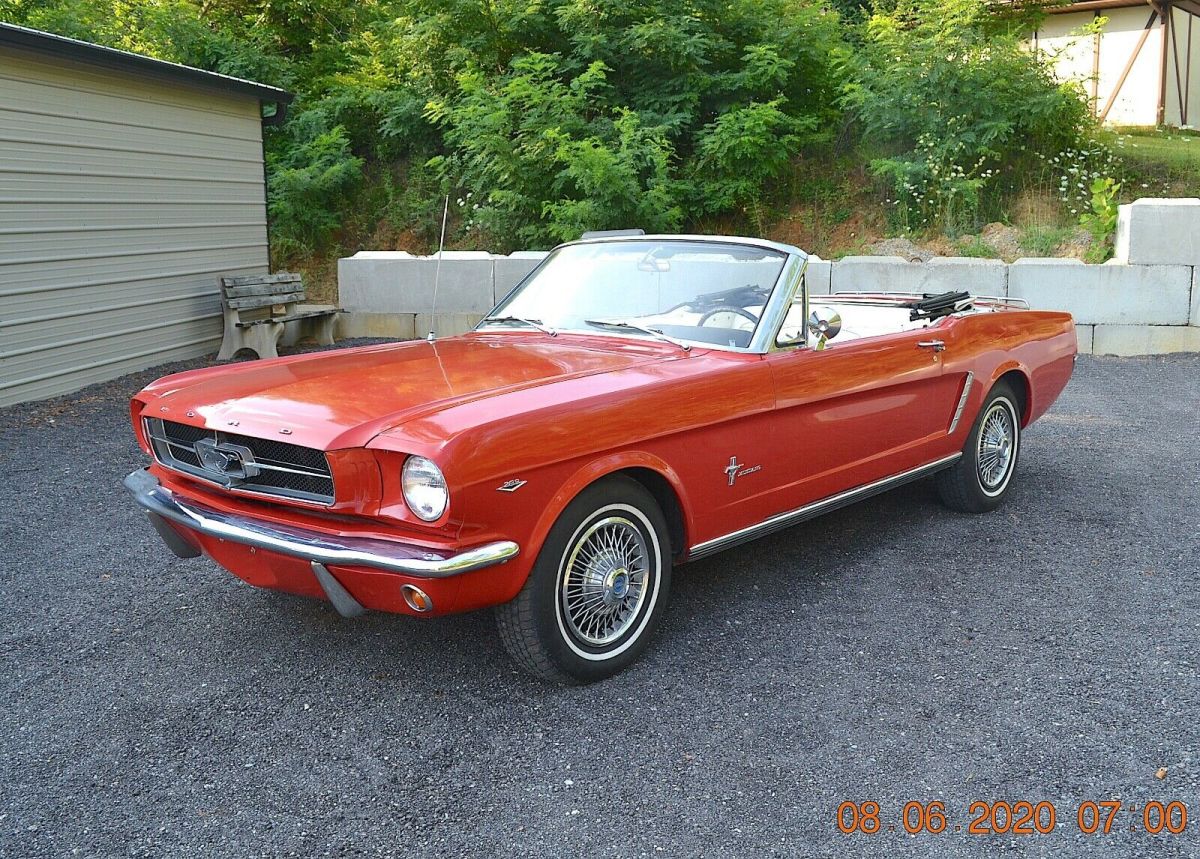 1965 Ford Mustang CONVERTIBLE A-CODE 289  4SPD CONSOLE RALLY PAC