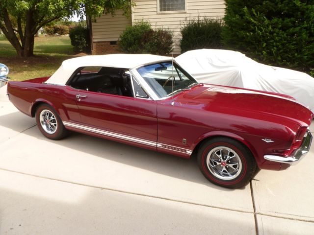 1966 Ford Mustang Convertible 4-Speed, A/C, P/S, Disc Brakes