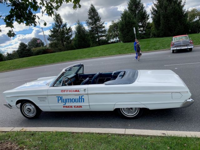 1965 Plymouth Fury Pace car
