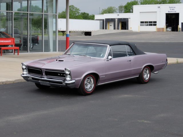 1965 Pontiac Phs Documented Gto Tri Power Convertible For Sale Photos
