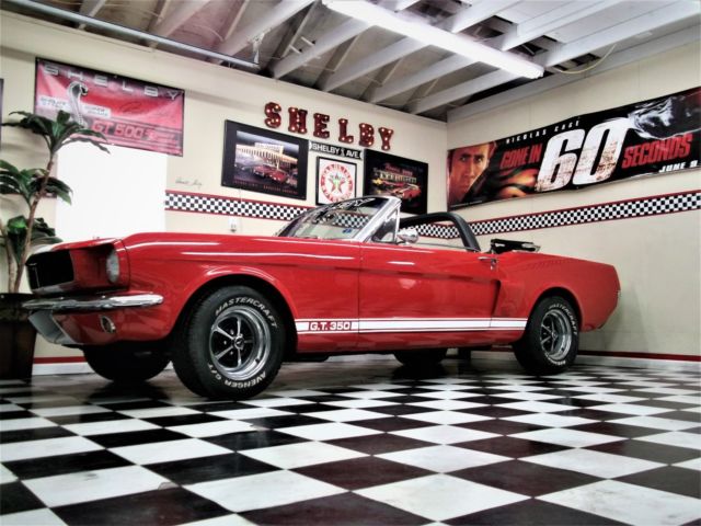 1965 Ford Mustang Shelby GT350 "R" Convertible 302 4spd AOD Roll Bar