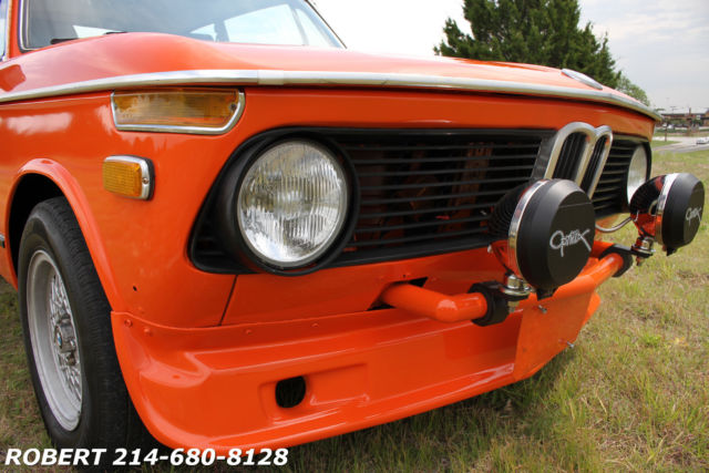 1974 BMW 2002 Tii Euro front bumper conversion with lights