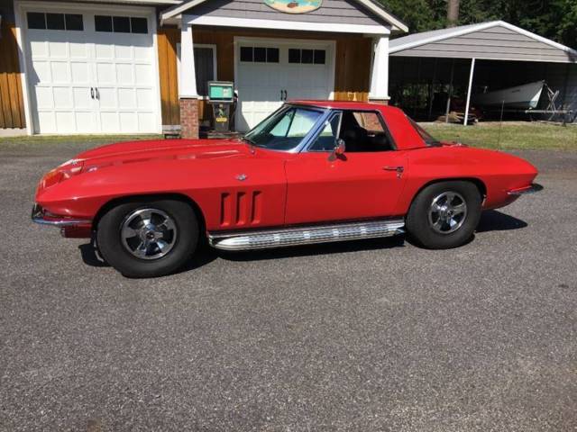 1966 Chevrolet Corvette 2 Tops, Automatic, PS, A/C, Side Pipes, Leather