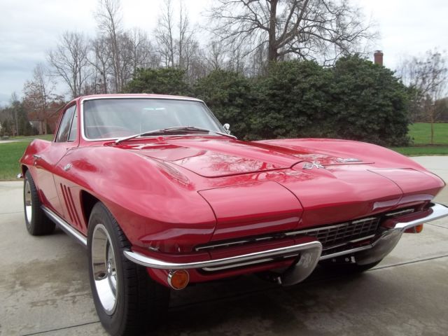1966 Chevrolet Corvette Red leather