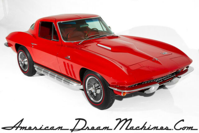 1966 Chevrolet Corvette Coupe, Red/Red, #s Matching 427425 engine Protect-