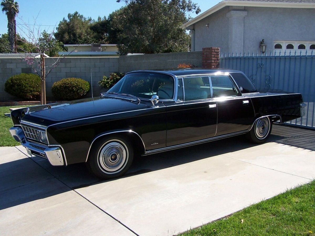 1966 Chrysler Imperial Pearl White Leather