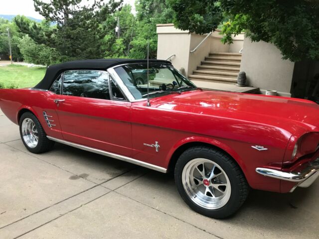 1966 Ford Mustang Convertible with Pony Interior