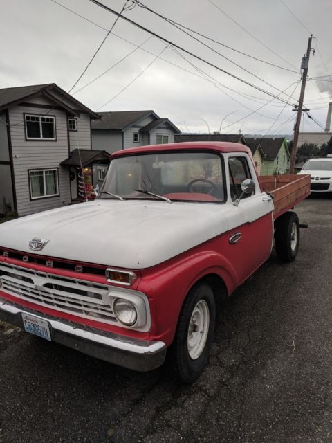 1966 Ford F-250 Red/White