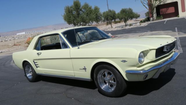 1966 Ford Mustang 289 C CODE! P/S! SPRINGTIME YELLOW! CLEAN CAR!