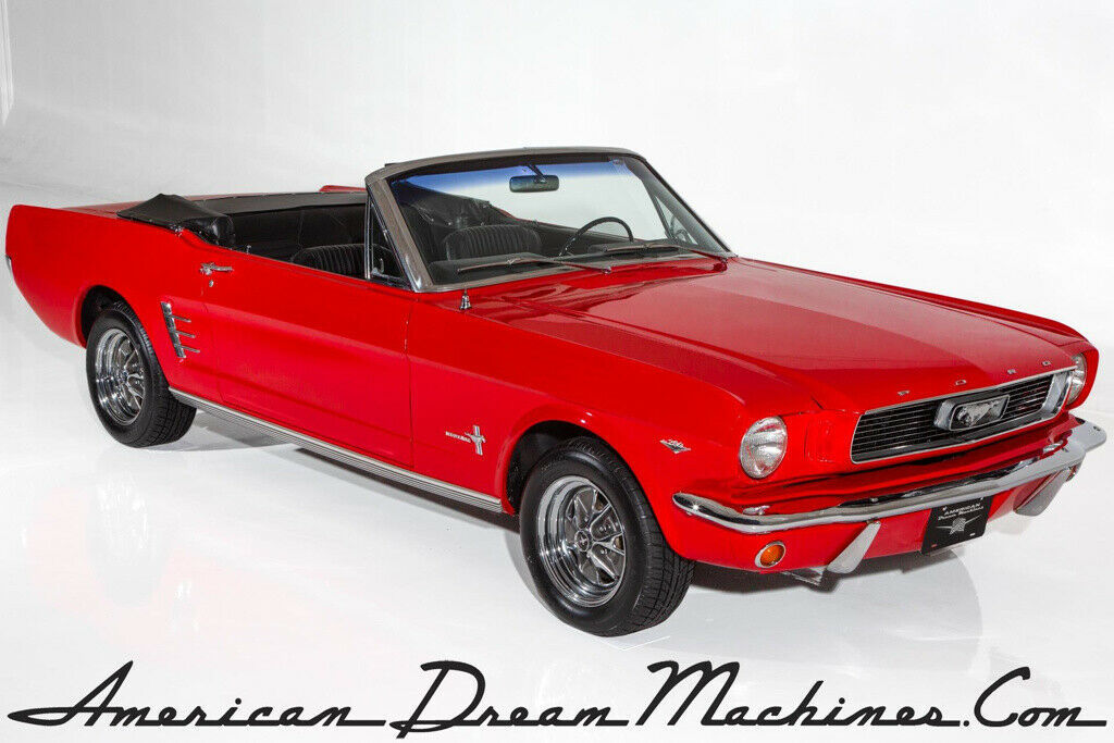 1966 Ford Mustang Convertible 289, Auto, PS