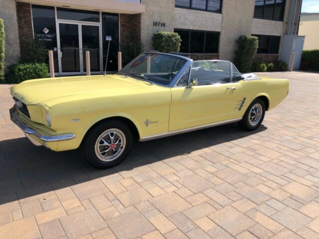 1966 Ford Mustang Convertible 3 Speed Manual V8 289 Engine
