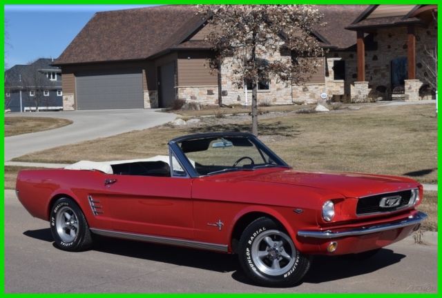1966 Ford Mustang 1966 Ford Mustang Convertible V8 Auto ***RED**