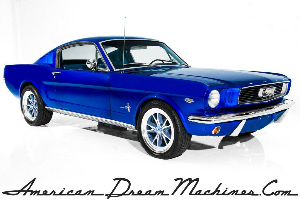 1966 Ford Mustang Electric Blue 289 4-Speed AC Disc Brakes