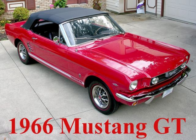 1966 Ford Mustang GT Convertible - Restored