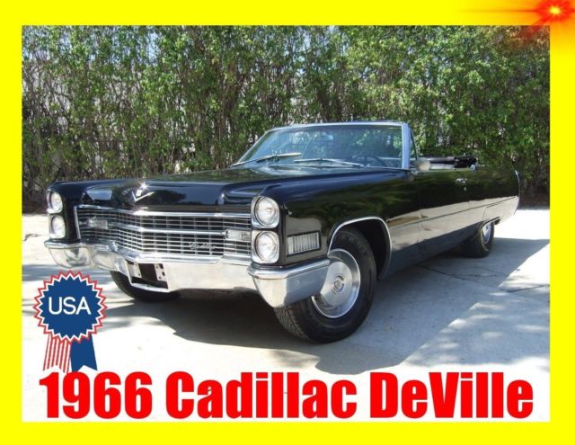 1966 Cadillac DeVille Black