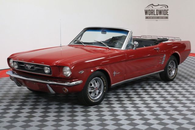 1966 Ford Mustang CONVERTIBLE 289 V8 AUTO PS PONY INTERIOR