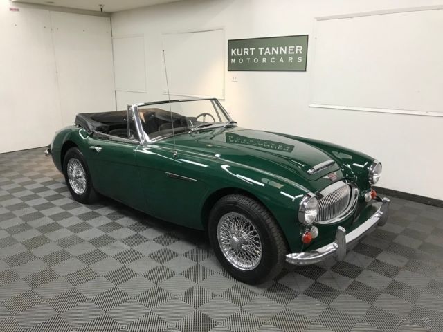 1967 Austin Healey 3000 4-SPEED OD, STAINLESS WIRES. CONVERTIBLE
