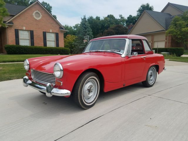 1967 Austin Healey Sprite Convertible with hard top