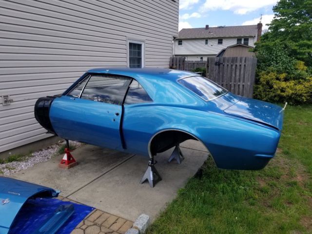 1967 Chevrolet Camaro Marina Blue Complete Body Shell MUST SELL!!!