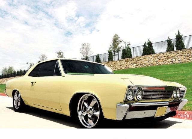 1967 Chevrolet Chevelle BUTTERCUP YELLOW with an Iron Headed SBC CRATE 383